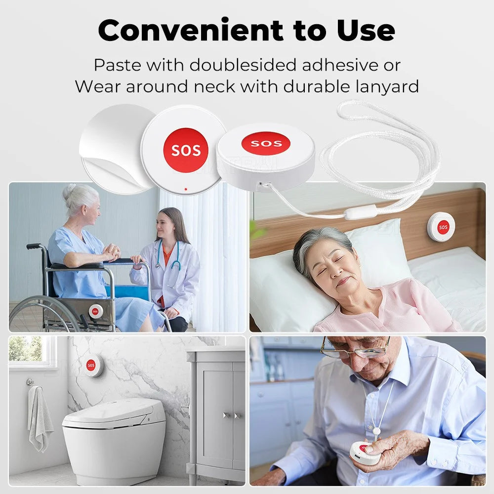 SMATRUL S0S001-WiFi SOS Button APP Remote Control Emergency Alert Tuya Smart Life Compatible - 5