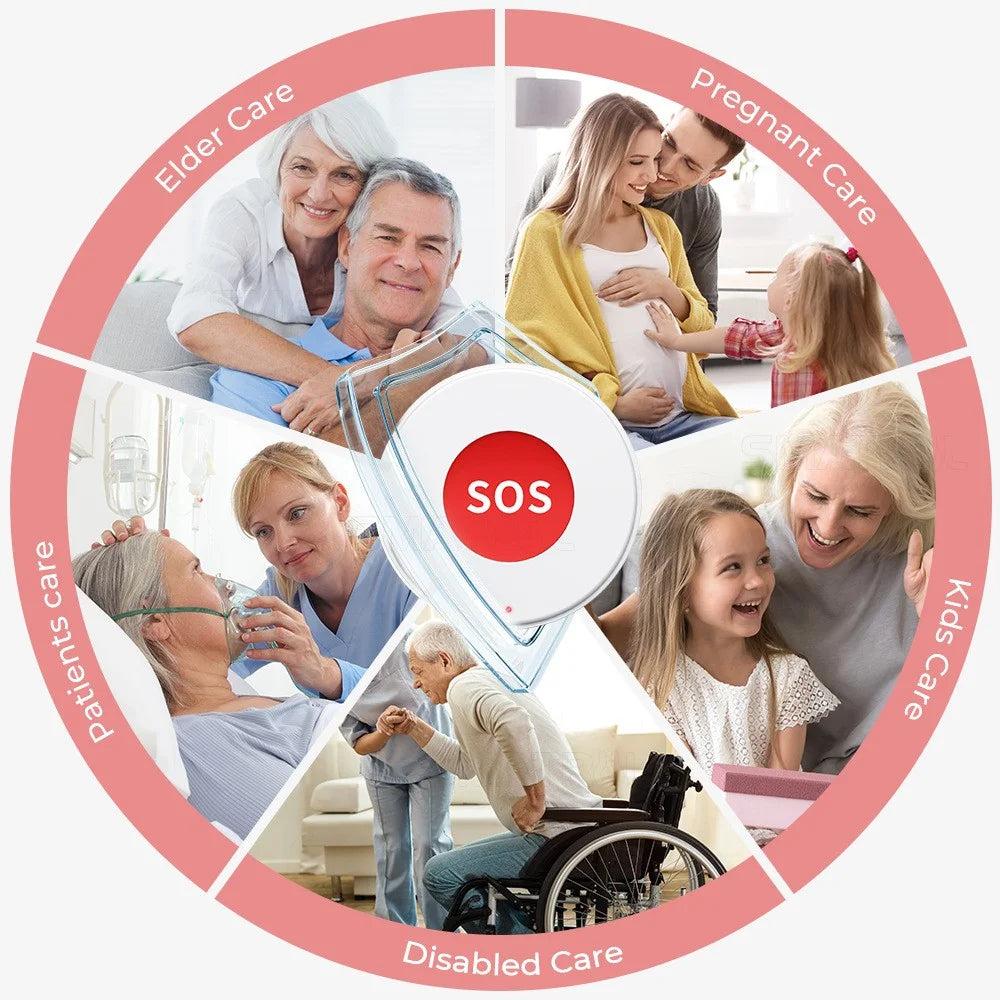 SMATRUL S0S001-WiFi SOS Button APP Remote Control Emergency Alert Tuya Smart Life Compatible - 6