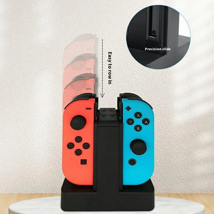 CX-111 For Nintendo Switch Pro Charging Dock 4 Controllers Quick Charge Charging Station - 3