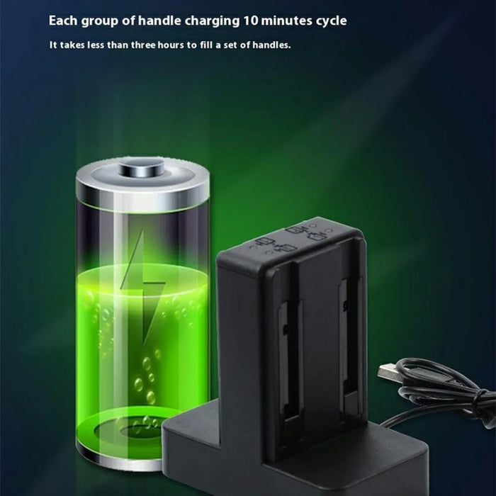 CX-111 For Nintendo Switch Pro Charging Dock 4 Controllers Quick Charge Charging Station - 4