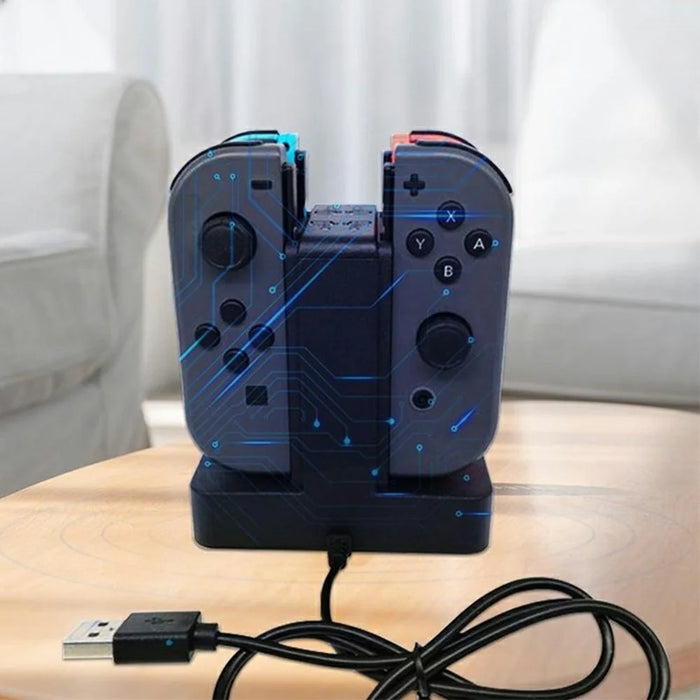 CX-111 For Nintendo Switch Pro Charging Dock 4 Controllers Quick Charge Charging Station - 6