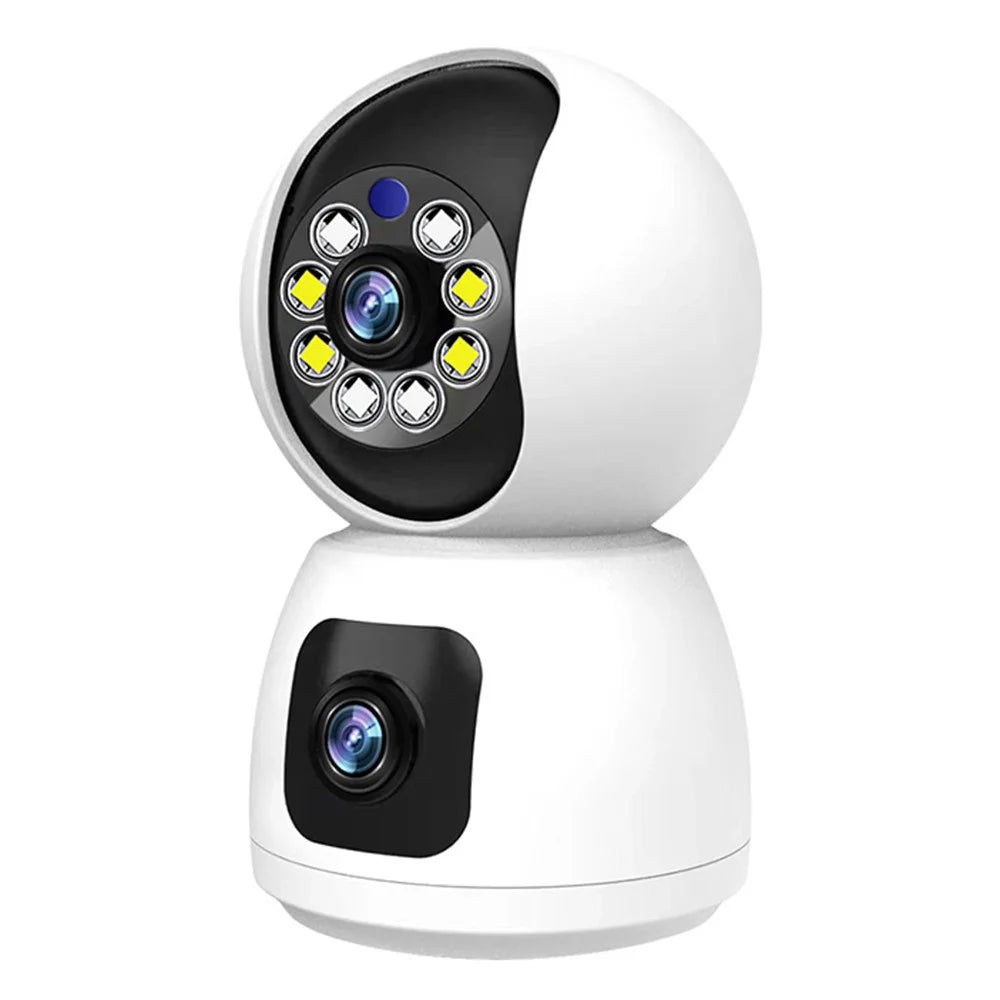 P221B Dual Lens Indoor Security Camera 2MP Two Way Audio 5X Digital Zoom Remote Monitoring Camera - 1
