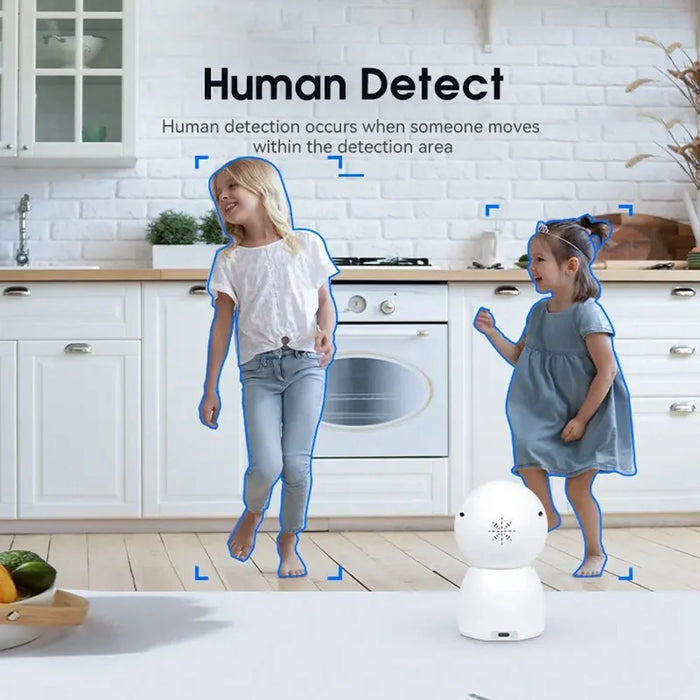 P221B Dual Lens Indoor Security Camera 2MP Two Way Audio 5X Digital Zoom Remote Monitoring Camera - 4
