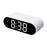4K Hidden Camera Wireless WiFi Security Alarm Camera Base Phone Charger with Clock Function - 1