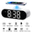 4K Hidden Camera Wireless WiFi Security Alarm Camera Base Phone Charger with Clock Function - 6