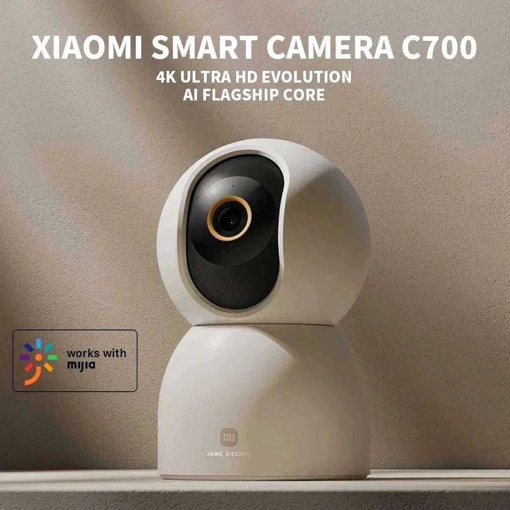XIAOMI C700 4K Smart Camera Full Color Night Vision WiFi Surveillance Camera for Home Security, CN Plug (Chinese Version) - 2