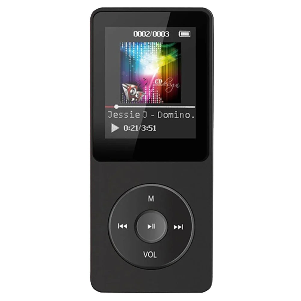 T1 1.8 Inch Screen Portable MP4 Music Player Bluetooth-Compatible E-Book FM Radio (Without TF Card) - Black - 1