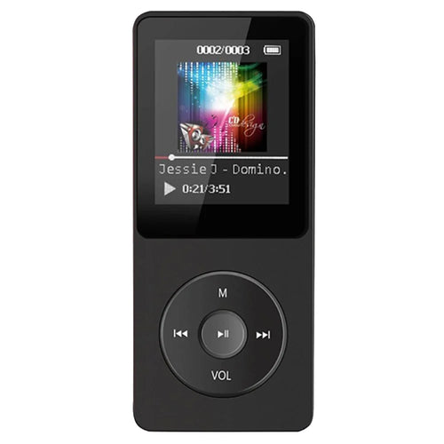 T1 1.8 Inch Screen Portable MP4 Music Player Bluetooth-Compatible E-Book FM Radio (With 64G TF Card) - Black - 1