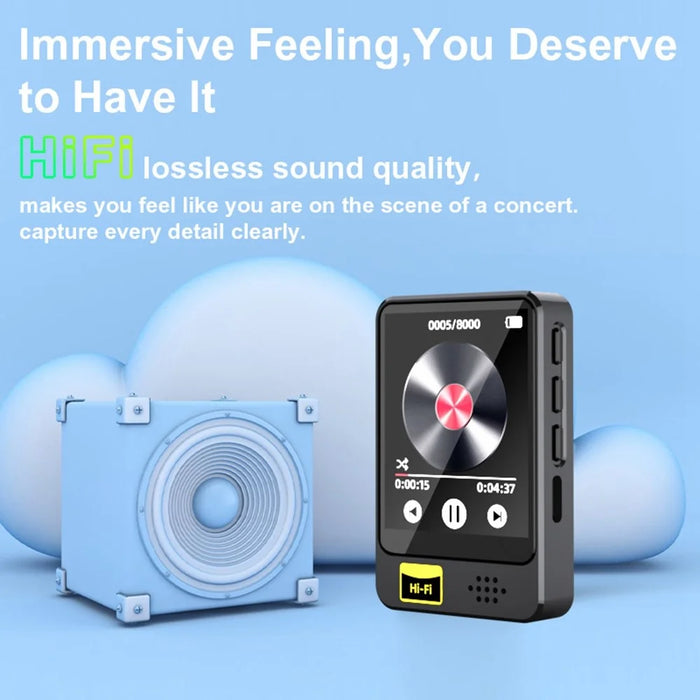 T5 1.77 Inch Touch Screen MP4 Player Bluetooth-Compatible Radio E-Book Reader Voice Recorder (Without TF Card) - 7
