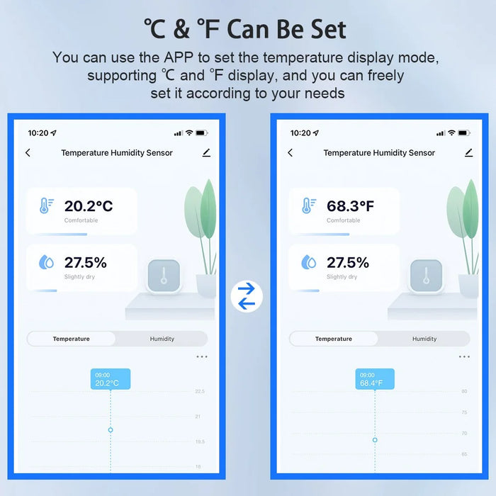 Tuya WiFi  /  Zigbee Smart Temperature Humidity Sensor Real Time Monitoring High Precision Digital Detector - WiFi Version - 5