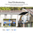 ESCAM QF250 1080P WiFi Solar IP Camera WiFi Wireless 6W Solar Panel Battery Powered Home Security Camera - 4