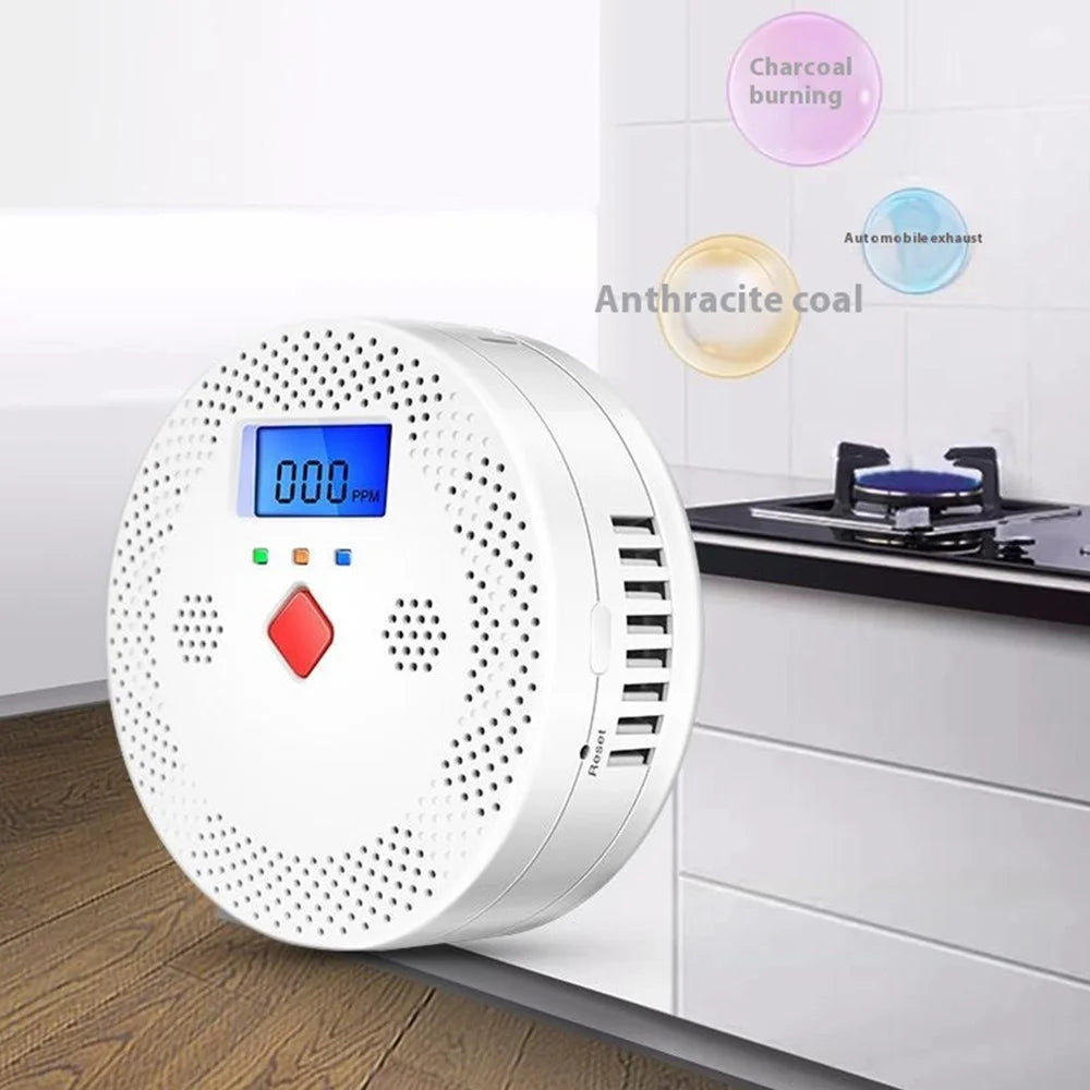 CO400A Compatible with Alexa  /  Google Assistant WiFi Smart Carbon Monoxide Detector Real Time Monitor (No Battery) - 3