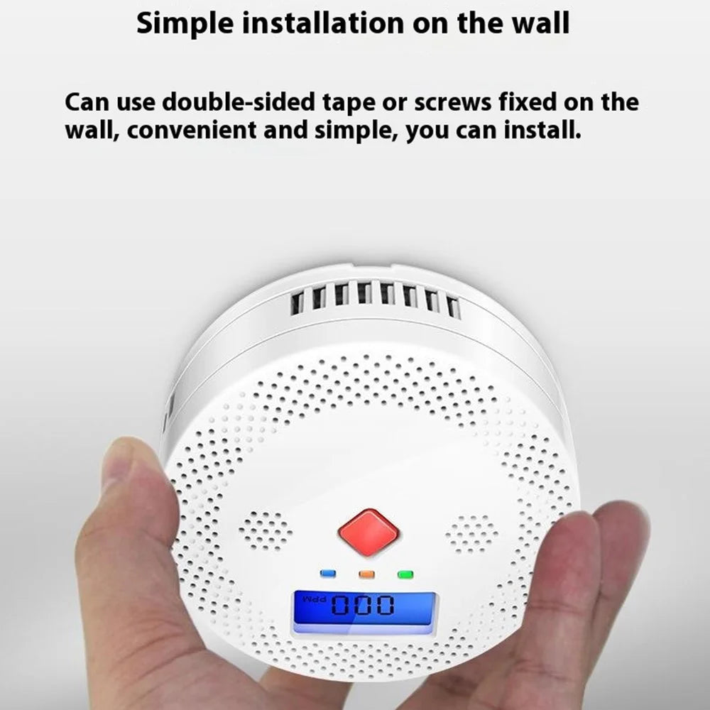 CO400A Compatible with Alexa  /  Google Assistant WiFi Smart Carbon Monoxide Detector Real Time Monitor (No Battery) - 5