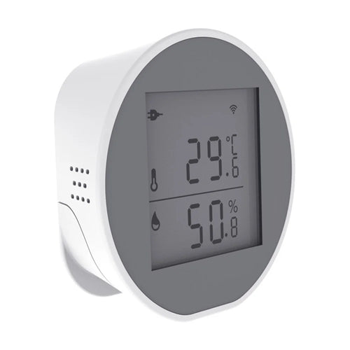 WSD400H WiFi Temperature Humidity Sensor Abnormal Alarm Real Time Monitor Compatible with Alexa  /  Google Assistant (No Battery) - 1