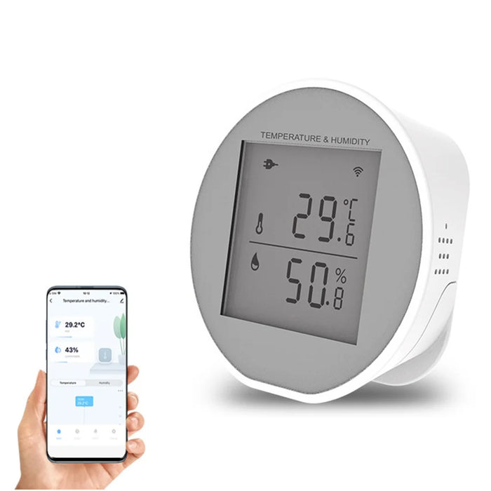 WSD500C Tuya Zigbee Temperature Humidity Sensor Abnormal Alarm for Home Office - 1