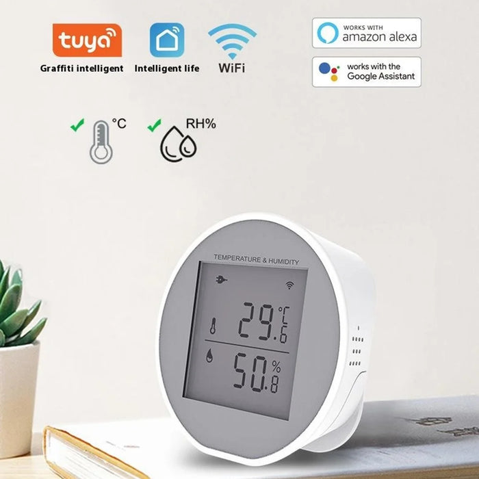 SQ400B WiFi Smart Water Leak Detector Overflow Sensor with Buzzer Real Time Monitor Alexa Google Assistant Compatible - 2