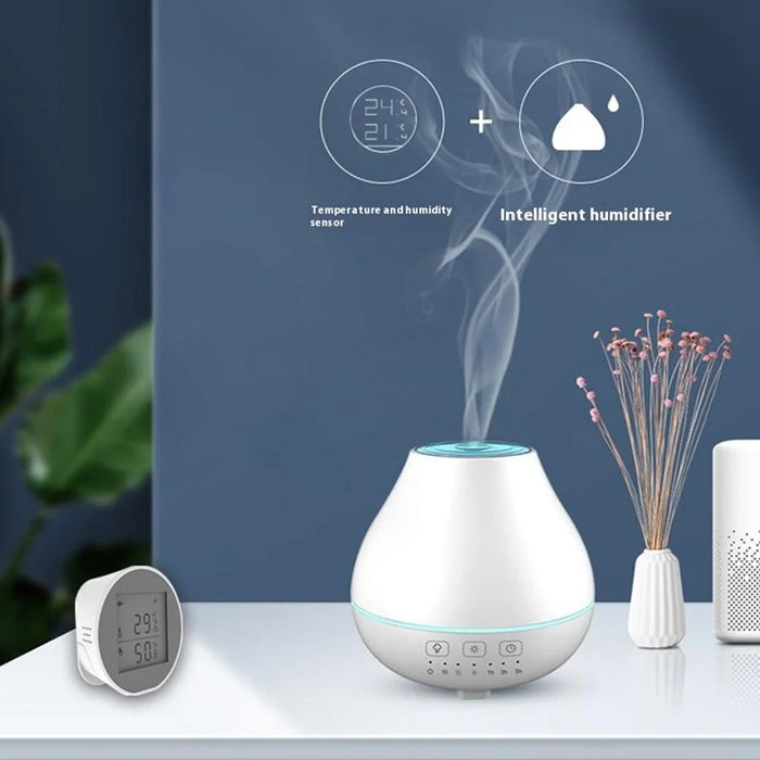 SQ400B WiFi Smart Water Leak Detector Overflow Sensor with Buzzer Real Time Monitor Alexa Google Assistant Compatible - 6