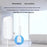 SQ400A WiFi Smart Water Leak Detector Wall Mounted Flood Sensor Overflow Alarm Real Time Monitor - 3