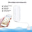 SQ400A WiFi Smart Water Leak Detector Wall Mounted Flood Sensor Overflow Alarm Real Time Monitor - 6