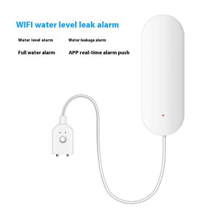 SQ400A WiFi Smart Water Leak Detector Wall Mounted Flood Sensor Overflow Alarm Real Time Monitor - 7