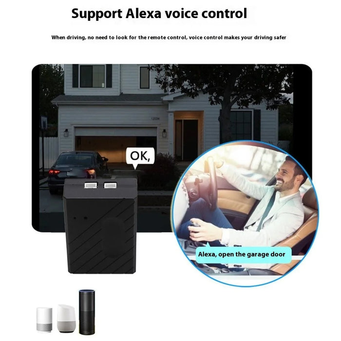 CK400A Tuya WiFi Smart Garage Door Opener Remote Control Compatible with Alexa  /  Google Voice Control - 4