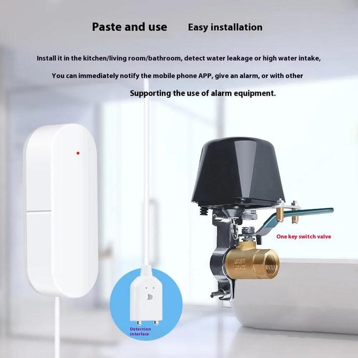 FM400A Smart WiFi Valve Actuator Remote Wireless Control Water / Gas Valve Voice Assistant Compatible - 4