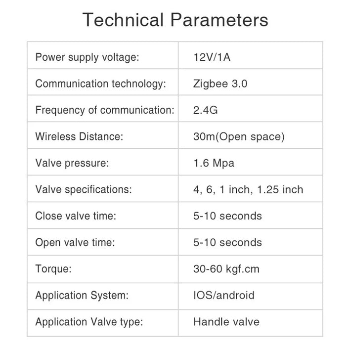 FM500ATuya Smart Zigbee Valve Actuator Water / Gas Valve Remote Wireless Control Compatible with Alexa Google Assistant - 7