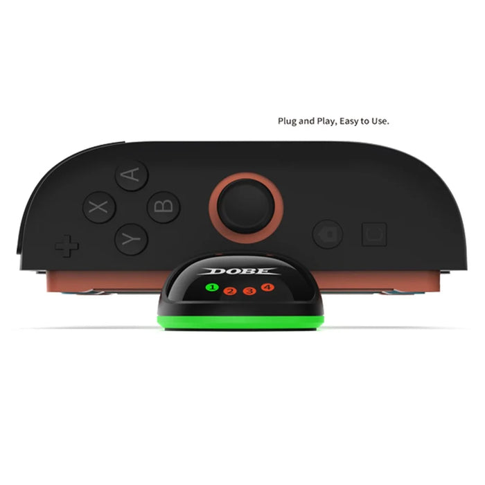 DOBE TNS-31114 For Nintendo Switch 2 Joy-Con Charging Dock 4 in 1 Portable Charger with LED Indicator - 5