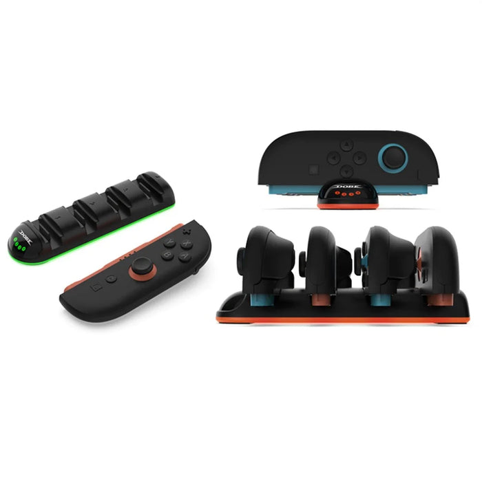 DOBE TNS-31114 For Nintendo Switch 2 Joy-Con Charging Dock 4 in 1 Portable Charger with LED Indicator - 7