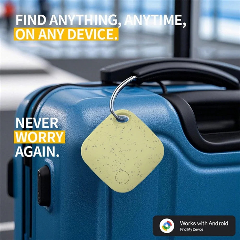 Tag03 Bluetooth-Compatible Smart Tracker Bio-Degradable Global Finder Anti Lost Device for Google Only - Black - 5