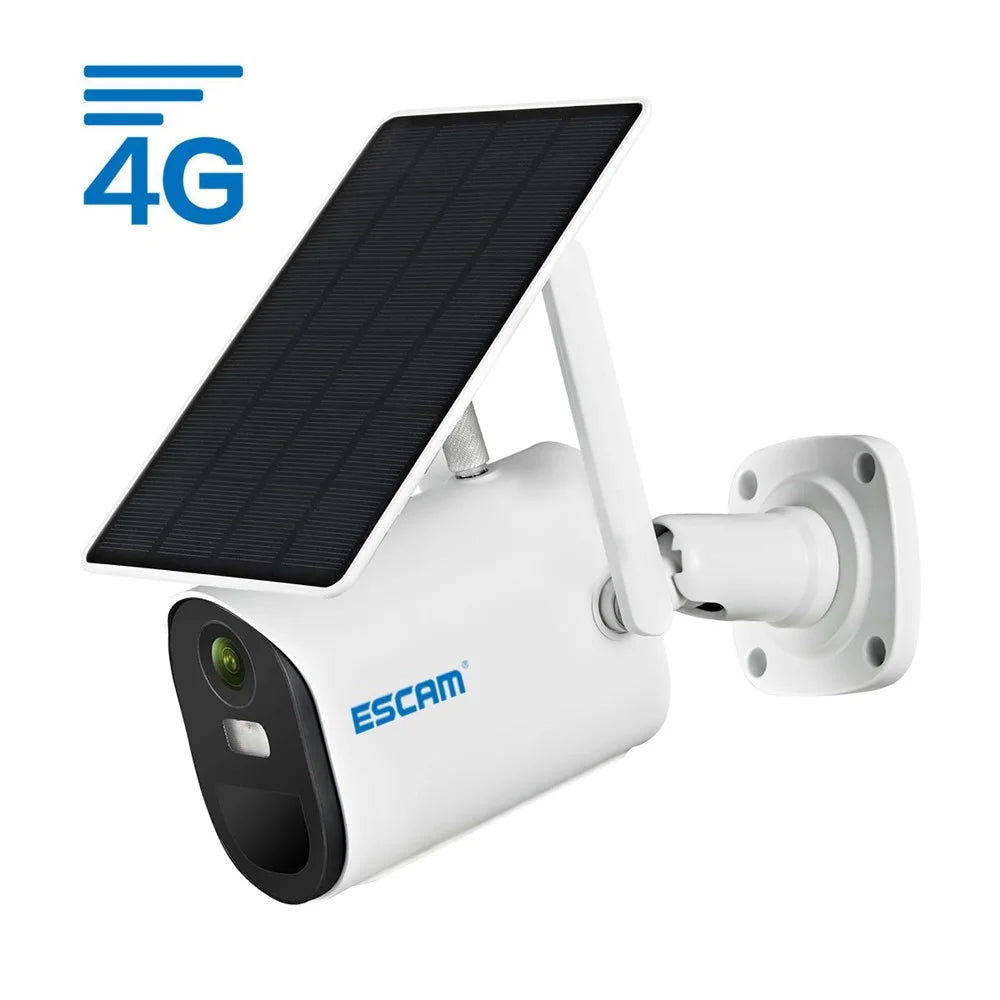 ESCAM QF490 1080P 4G Solar PIR Alarm Dome Night Vision CCTV IP Camera Pan/Tilt Monitor - EU Edition - 1