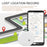 LT01 Android Bluetooth-Compatible Tracker Smart Two-Way Finder Key Locator Item Finder Compatible with Tuya Smart App - White - 2