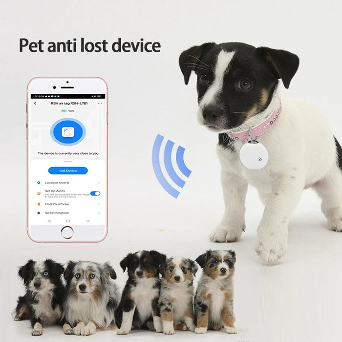 LT01 Android Bluetooth-Compatible Tracker Smart Two-Way Finder Key Locator Item Finder Compatible with Tuya Smart App - White - 6