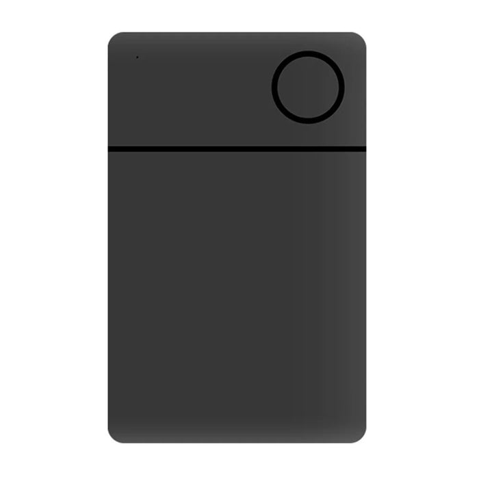 iCard 01 Card Shaped Tracker Ultra Thin Anti Lost Key, Wallet Finder for iOS  - Black - 1