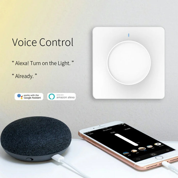 RD01 WiFi LED Dimmer Control Panel Rotary Switch Knob Light Brightness Adjuster - 5