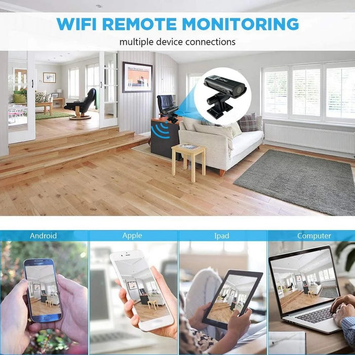 A7 Wireless WiFi Remote Home Security Camera HD Night Vision Motion Detection Two Way Audio Camera - 3