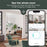 T200 1080P Smart WiFi Security Camera 360 Degree Pan Tilt Motion Tracking Night Vision Cam - US Plug - 7
