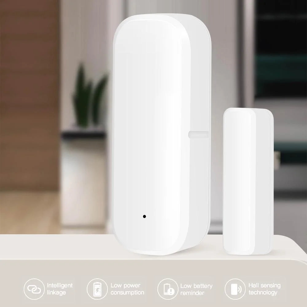 DW10 Tuya WiFi Door Window Sensor Smart Alarm Security System Intrusion Detector Scene Linkage Trigger - 2
