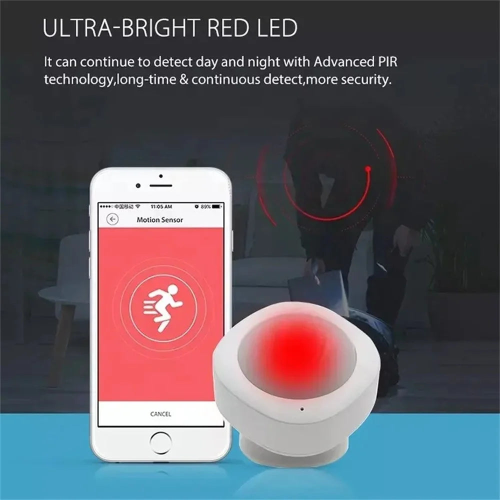MS02 Tuya PIR Motion Sensor Zigbee Smart Movement Detector for Home Automation System - 5