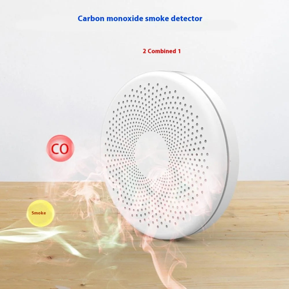 SMCO01 Smart Home Tuya WiFi Smoke Detector Carbon Monoxide Alarm Wireless Sensor with Flash Light - 3