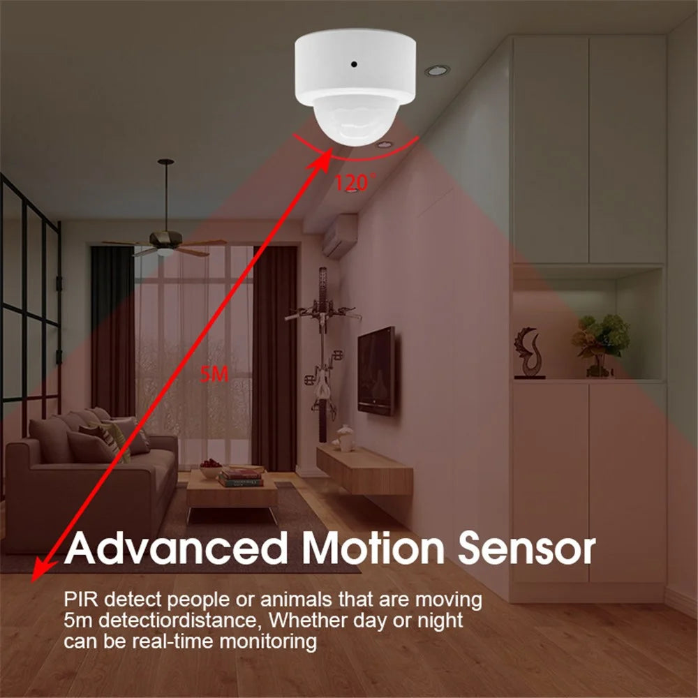 MS10 Zigbee PIR Sensor Motion Detector Smart Home Module Wireless Human Body Infrared Sensor Alarm - 5