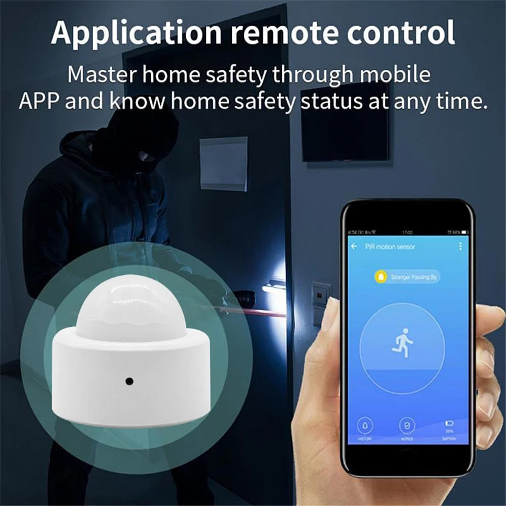 MS10 Zigbee PIR Sensor Motion Detector Smart Home Module Wireless Human Body Infrared Sensor Alarm - 7
