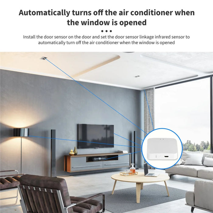 GW003 Tuya Bluetooth-Compatible Smart Home Gateway Wireless Remote Control Intelligent MESH Network Hub - 3