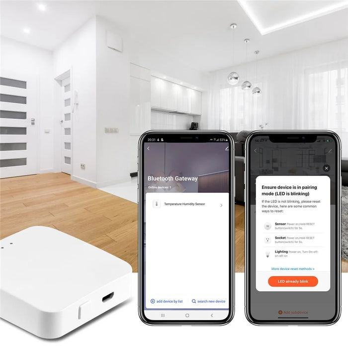 GW003 Tuya Bluetooth-Compatible Smart Home Gateway Wireless Remote Control Intelligent MESH Network Hub - 4
