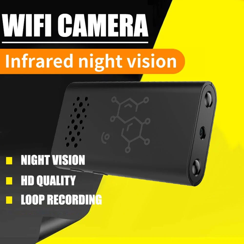 XF Mini Wireless WiFi Home Security Camera HD Night Vision Remote Monitoring Cam for Android iOS - 5