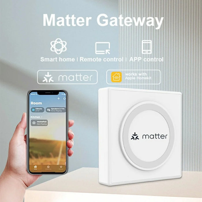 GW01 Tuya Smart Home Gateway Matter Protocol Multi-Mode Wired Hub for Zigbee Thread Network Central Control - 3