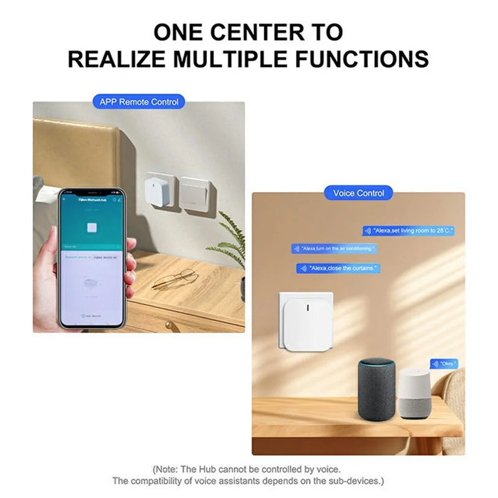 Tuya Zigbee Bluetooth-Compatible Gateway Smart Home Hub Remote Control for Multiple Devices - AU Plug - 4