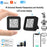 TH02 Smart Infrared WiFi Digital Thermometer Hygrometer Wireless Temperature Sensor - Black 24H - 3