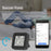 TH02 Smart Infrared WiFi Digital Thermometer Hygrometer Wireless Temperature Sensor - Black 24H - 6
