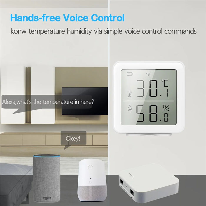 TH03 WiFi Temperature Humidity Sensor Detector Wireless Indoor Thermometer Hygrometer - 4